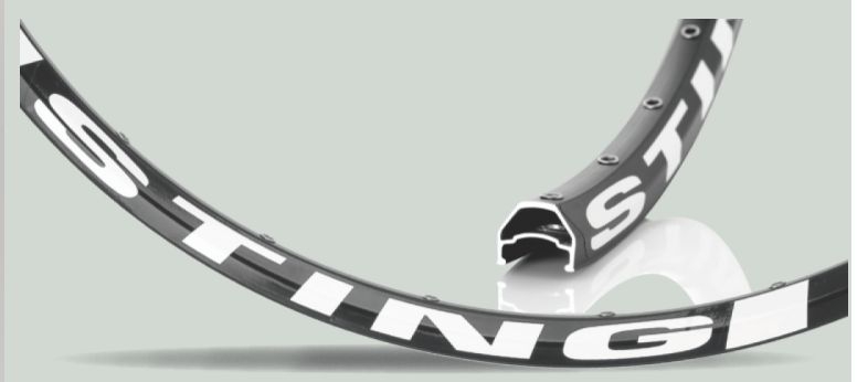 Ráfek Remerx Sting 584x18, 1 nýt, 32 děr, černý