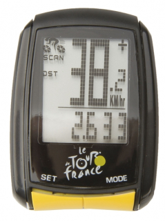 Cyklocomputer Tour de France 10 funkcí, bezdrátový