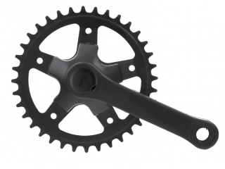 Kliky Fe 127mm, 36 zubů, černé bez krytu