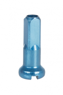 Nipl 2x14mm Spoke Al anodizovaný, modrý