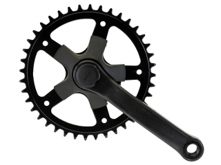 Kliky Fe 150mm, 40 zubů, černé bez krytu
