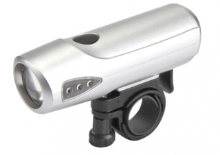 Osvětlení přední 4RACE 1x0.5W, stříbrné