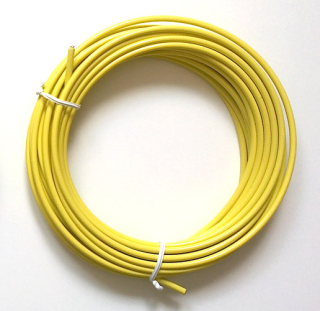 Bowden brzdový teflon 1m, žlutý