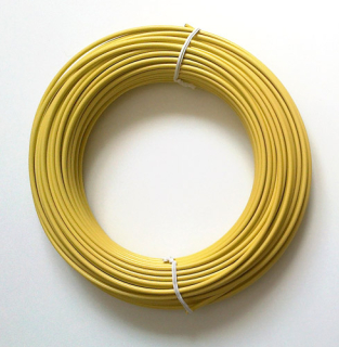 Bowden řadící 1.2/4.0mm SP 1m, tmavě žlutý