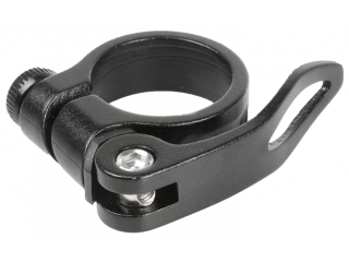 Objímka sedlovky Al 31.8mm, černá