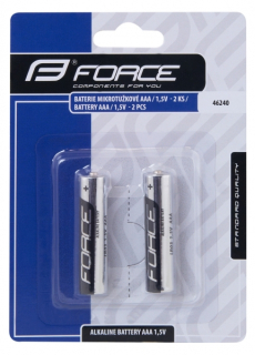 Baterie alkalická AAA mikrotužka 1.5V, 2ks