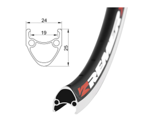 Ráfek Remerx Grand Hill 507x21, bez nýtu, 36 děr, černý