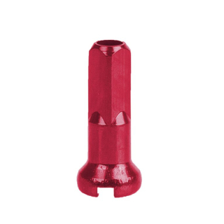 Nipl 2x14mm Spoke Al anodizovaný, červený