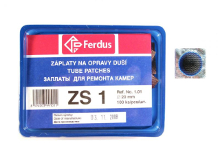 Záplaty Ferdus ZS 1, 20mm - 10ks