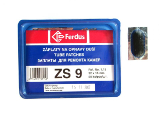 Záplaty Ferdus ZS 9, 32x16mm - 10ks
