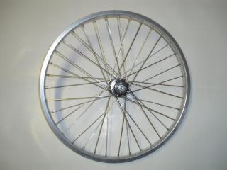 Kolo napletené 20" Remerx, přední, stříbrné