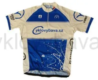 Pánský dres s krátkým rukávem, modro-bílý